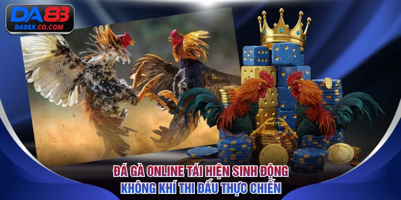 Đá gà online tái hiện sinh động không khí thi đấu thực chiến